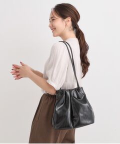 SHOO・LA・RUE / シューラルー トートバッグ | イールレザー風サイドスナップトートバッグ