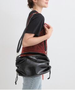 SHOO・LA・RUE / シューラルー ショルダーバッグ | サイドギャザーミニショルダーバッグ