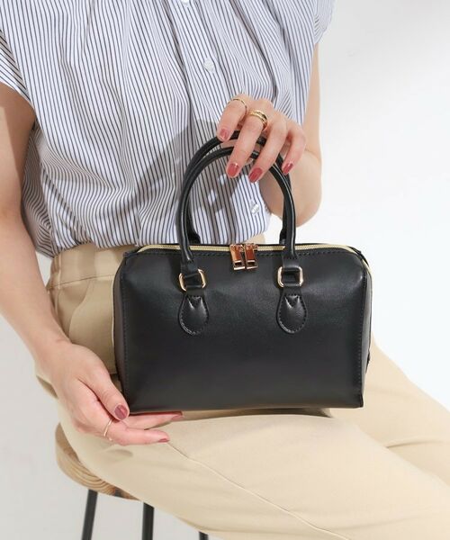 SHOO・LA・RUE / シューラルー ショルダーバッグ | 【2WAY】ミニボストンバッグ(ブラック(019))