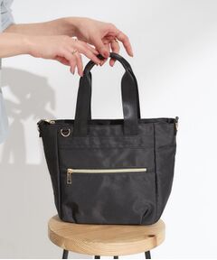 SHOO・LA・RUE / シューラルー トートバッグ | 【撥水】フロントファスナーポケットトートバッグ【2WAY】