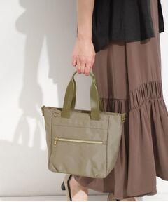 SHOO・LA・RUE / シューラルー トートバッグ | 【撥水】フロントファスナーポケットトートバッグ【2WAY】
