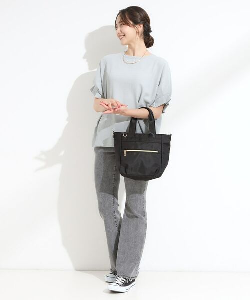 SHOO・LA・RUE / シューラルー トートバッグ | 【撥水】フロントファスナーポケットトートバッグ【2WAY】 | 詳細2