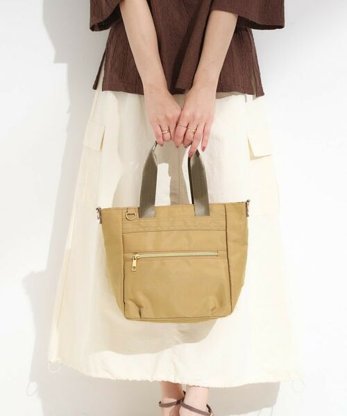 SHOO・LA・RUE / シューラルー トートバッグ | 【撥水】フロントファスナーポケットトートバッグ【2WAY】 | 詳細3