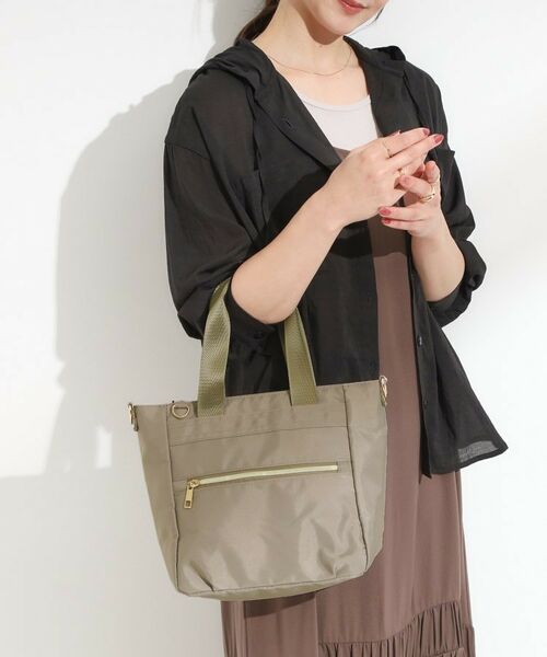 SHOO・LA・RUE / シューラルー トートバッグ | 【撥水】フロントファスナーポケットトートバッグ【2WAY】 | 詳細5