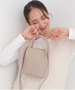 SHOO・LA・RUE / シューラルー ショルダーバッグ | つまみハンドルスタッズミニショルダー