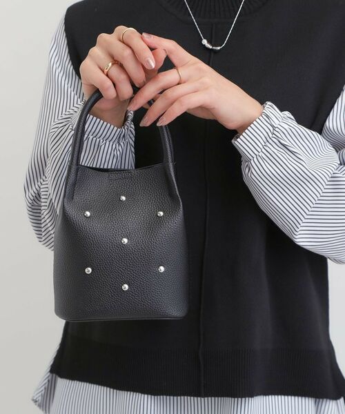 SHOO・LA・RUE / シューラルー ショルダーバッグ | つまみハンドルスタッズミニショルダー | 詳細1