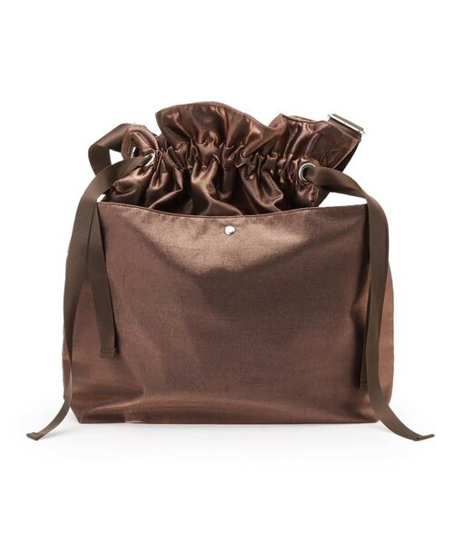 SHOO・LA・RUE / シューラルー ショルダーバッグ | シャイニー生地巾着ショルダーバッグ | 詳細10