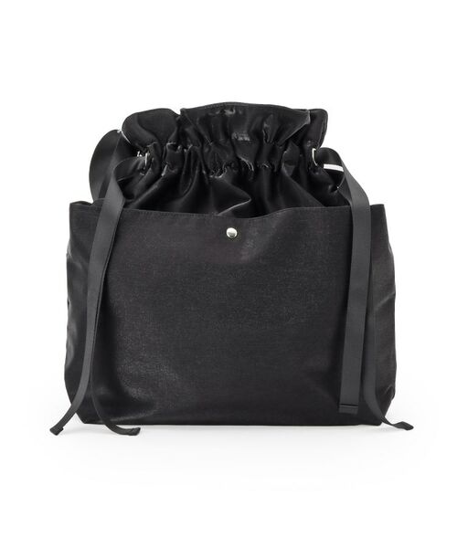 SHOO・LA・RUE / シューラルー ショルダーバッグ | シャイニー生地巾着ショルダーバッグ | 詳細11