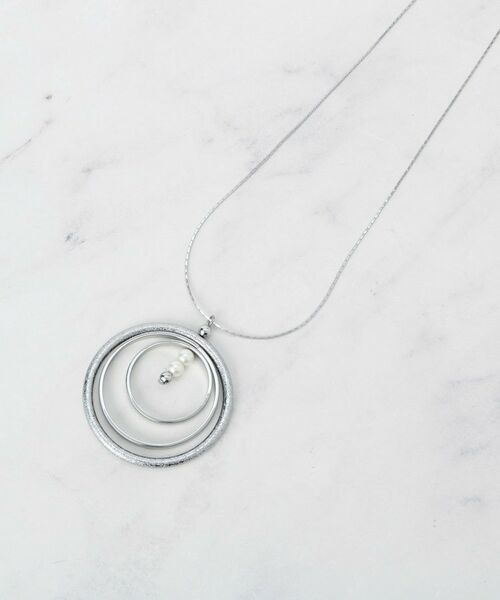 SHOO・LA・RUE / シューラルー ネックレス・ペンダント・チョーカー | ざらざらサークル3連ネックレス | 詳細1