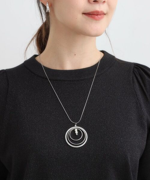 SHOO・LA・RUE / シューラルー ネックレス・ペンダント・チョーカー | ざらざらサークル3連ネックレス | 詳細4