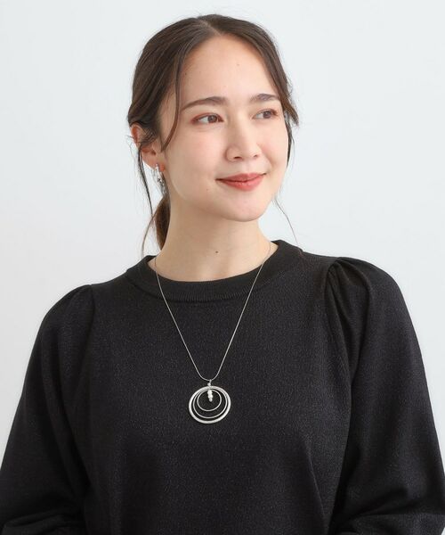 SHOO・LA・RUE / シューラルー ネックレス・ペンダント・チョーカー | ざらざらサークル3連ネックレス | 詳細5