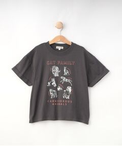 SHOO・LA・RUE / シューラルー Tシャツ | 【100-120cm】猛獣恐竜フォト図鑑Tシャツ