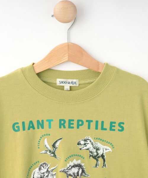 SHOO・LA・RUE / シューラルー Tシャツ | 【100-120cm】猛獣恐竜フォト図鑑Tシャツ | 詳細3