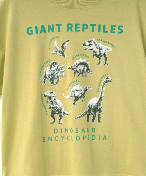 SHOO・LA・RUE / シューラルー Tシャツ | 【100-120cm】猛獣恐竜フォト図鑑Tシャツ | 詳細6