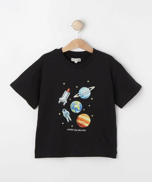 SHOO・LA・RUE / シューラルー Tシャツ | 【100-150cm】刺繍ロゴ転写プリントBOYSTシャツ | 詳細1