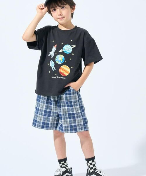 SHOO・LA・RUE / シューラルー Tシャツ | 【100-150cm】刺繍ロゴ転写プリントBOYSTシャツ | 詳細10