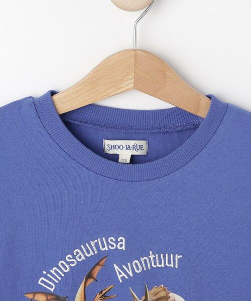 SHOO・LA・RUE / シューラルー Tシャツ | 【100-150cm】刺繍ロゴ転写プリントBOYSTシャツ | 詳細4