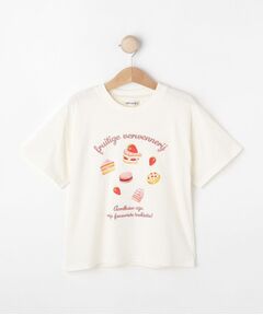 SHOO・LA・RUE / シューラルー Tシャツ | 【100-150cm】刺繍ロゴ転写プリントGIRLSTシャツ