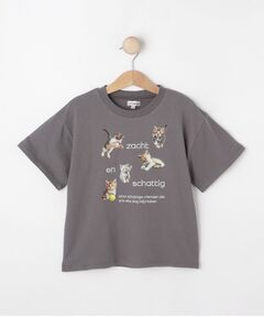 SHOO・LA・RUE / シューラルー Tシャツ | 【100-150cm】刺繍ロゴ転写プリントGIRLSTシャツ