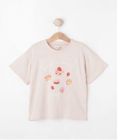 SHOO・LA・RUE / シューラルー Tシャツ | 【100-150cm】刺繍ロゴ転写プリントGIRLSTシャツ
