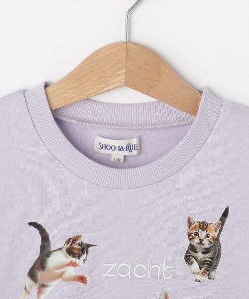 SHOO・LA・RUE / シューラルー Tシャツ | 【100-150cm】刺繍ロゴ転写プリントGIRLSTシャツ | 詳細3