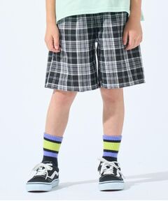 SHOO・LA・RUE / シューラルー ショート・ハーフ・半端丈パンツ | 【100-150cm】チェッククライミングハーフパンツ