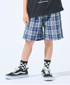 SHOO・LA・RUE / シューラルー ショート・ハーフ・半端丈パンツ | 【100-150cm】チェッククライミングハーフパンツ