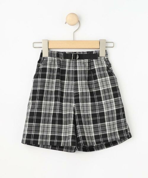 SHOO・LA・RUE / シューラルー ショート・ハーフ・半端丈パンツ | 【100-150cm】チェッククライミングハーフパンツ | 詳細1