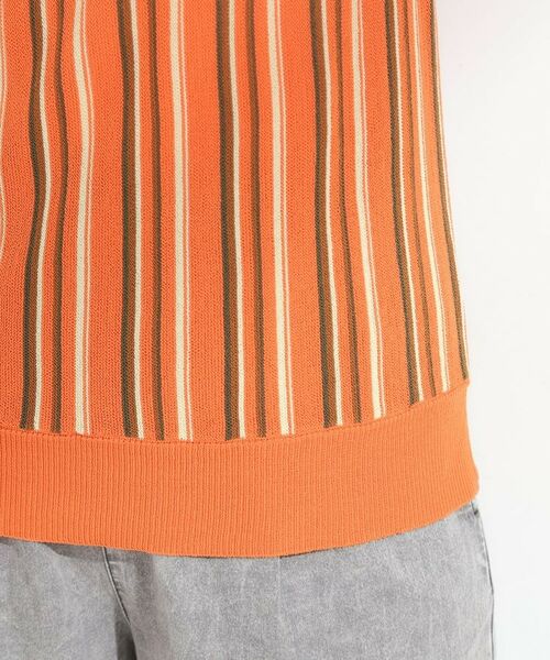 SHOO・LA・RUE / シューラルー ニット・セーター | 【洗える】マルチストライプが印象的 ノースリーブニット | 詳細14