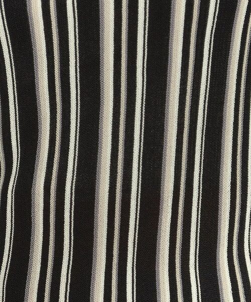 SHOO・LA・RUE / シューラルー ニット・セーター | 【洗える】マルチストライプが印象的 ノースリーブニット | 詳細4
