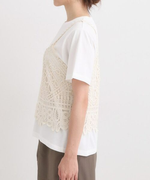 SHOO・LA・RUE / シューラルー その他トップス | 【2点セット/ひんやり】レースビスチェ+Tシャツ | 詳細14