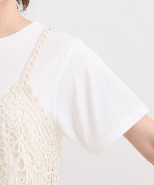 SHOO・LA・RUE / シューラルー その他トップス | 【2点セット/ひんやり】レースビスチェ+Tシャツ | 詳細17