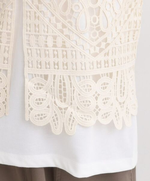SHOO・LA・RUE / シューラルー その他トップス | 【2点セット/ひんやり】レースビスチェ+Tシャツ | 詳細18