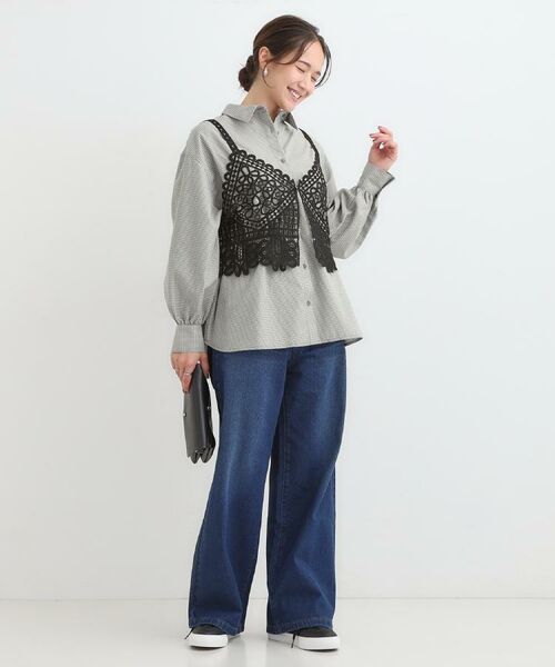 SHOO・LA・RUE / シューラルー その他トップス | 【2点セット/ひんやり】レースビスチェ+Tシャツ | 詳細29