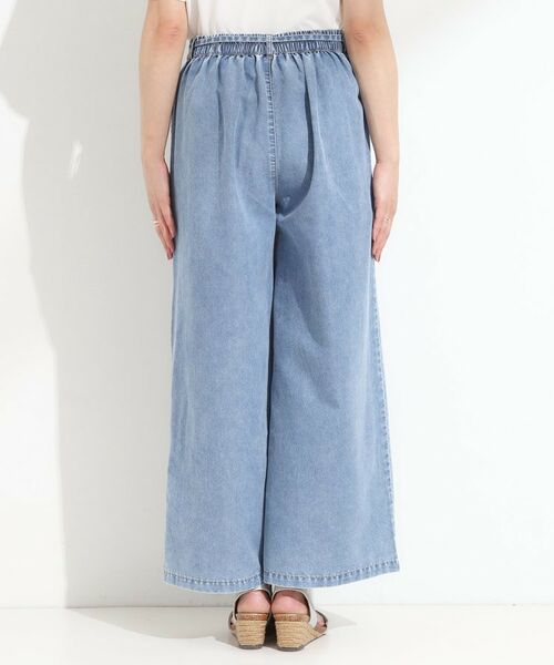 SHOO・LA・RUE / シューラルー デニムパンツ | 【セットアップ可/S-LL】リボン付き イージーワイドデニムパンツ | 詳細12
