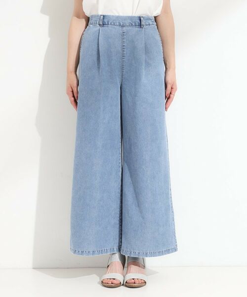 SHOO・LA・RUE / シューラルー デニムパンツ | 【セットアップ可/S-LL】リボン付き イージーワイドデニムパンツ | 詳細17