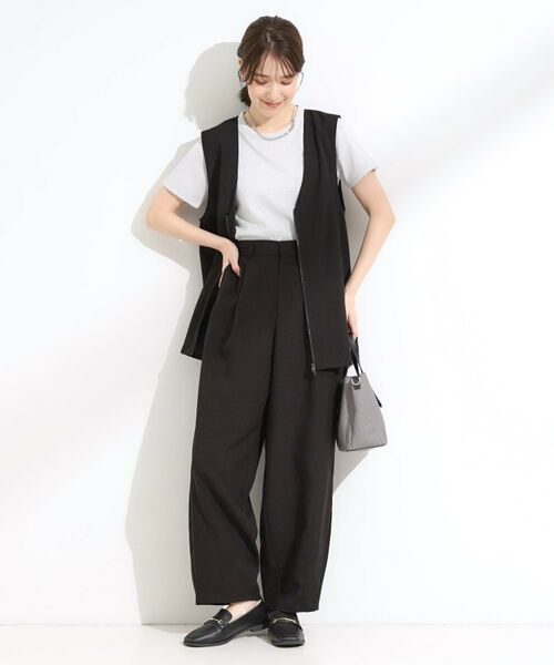 SHOO・LA・RUE / シューラルー パンツ | 【セットアップ可】さらりと軽やか 麻調ゆるカーブパンツ | 詳細3
