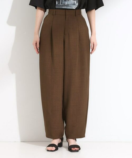 SHOO・LA・RUE / シューラルー パンツ | 【セットアップ可】さらりと軽やか 麻調ゆるカーブパンツ | 詳細9