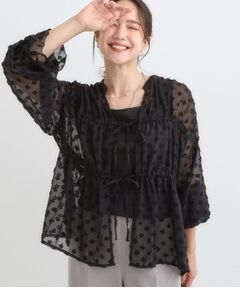 SHOO・LA・RUE / シューラルー シャツ・ブラウス | 華やかにさをプラスする シアードビー シャーリングブラウス