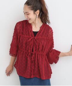 SHOO・LA・RUE / シューラルー シャツ・ブラウス | 華やかにさをプラスする シアードビー シャーリングブラウス