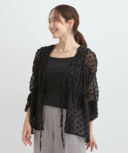 SHOO・LA・RUE / シューラルー シャツ・ブラウス | 華やかにさをプラスする シアードビー シャーリングブラウス | 詳細11