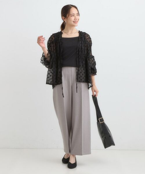 SHOO・LA・RUE / シューラルー シャツ・ブラウス | 華やかにさをプラスする シアードビー シャーリングブラウス | 詳細13