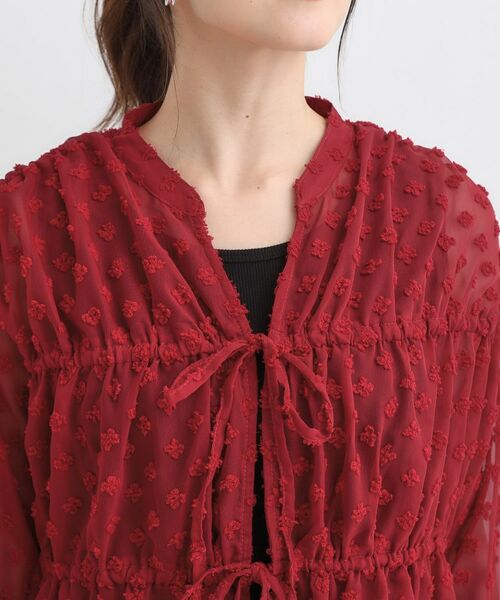 SHOO・LA・RUE / シューラルー シャツ・ブラウス | 華やかにさをプラスする シアードビー シャーリングブラウス | 詳細25
