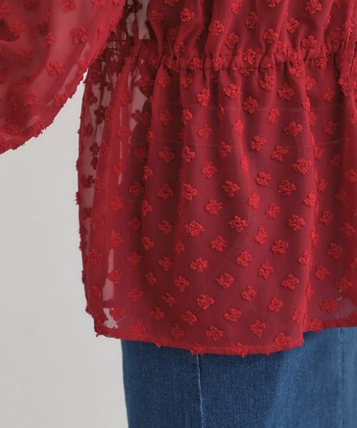 SHOO・LA・RUE / シューラルー シャツ・ブラウス | 華やかにさをプラスする シアードビー シャーリングブラウス | 詳細28
