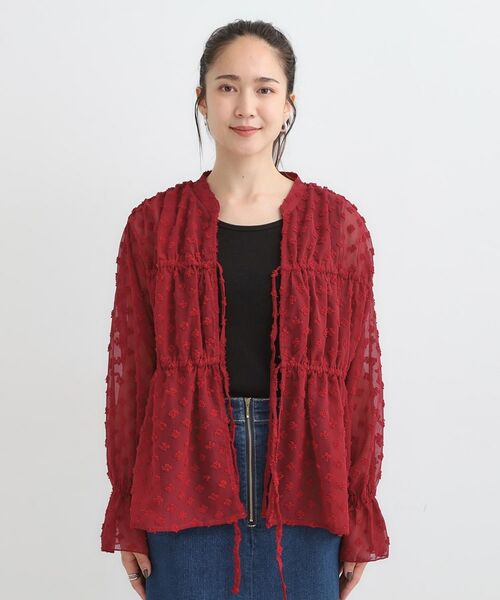 SHOO・LA・RUE / シューラルー シャツ・ブラウス | 華やかにさをプラスする シアードビー シャーリングブラウス | 詳細29