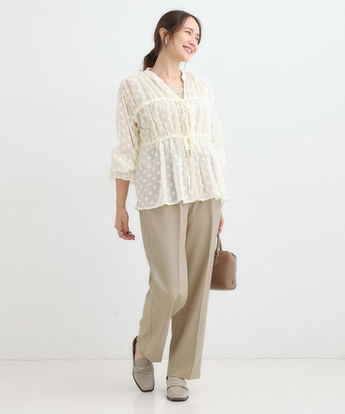 SHOO・LA・RUE / シューラルー シャツ・ブラウス | 華やかにさをプラスする シアードビー シャーリングブラウス | 詳細4