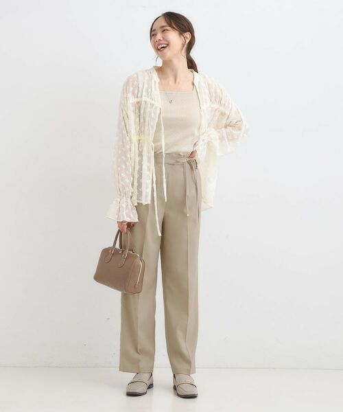 SHOO・LA・RUE / シューラルー シャツ・ブラウス | 華やかにさをプラスする シアードビー シャーリングブラウス | 詳細6