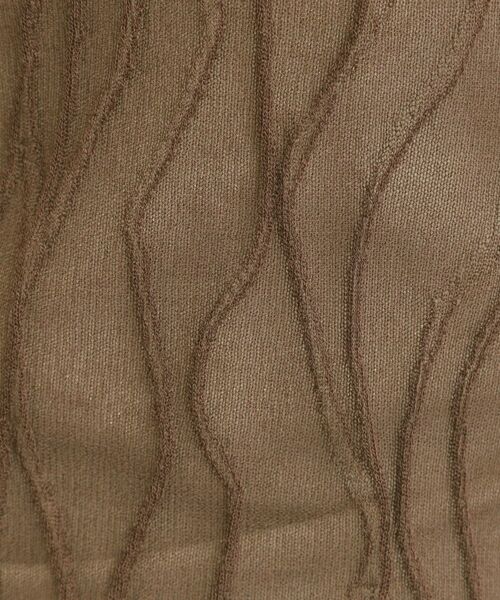 SHOO・LA・RUE / シューラルー ニット・セーター | 【S-LL/洗える】曲線的な柄がきれい見え シアーニット | 詳細4