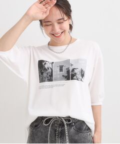 SHOO・LA・RUE / シューラルー Tシャツ | 【S-LL/ひんやり】大人の5分袖 プリントTシャツ
