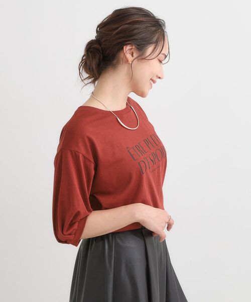 SHOO・LA・RUE / シューラルー Tシャツ | 【S-LL/ひんやり】大人の5分袖 プリントTシャツ | 詳細10